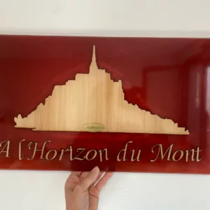 Plaque nominative personnalisée
