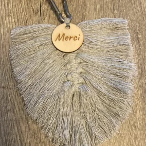 10 Octobre 20h00 "Porte Clé Macramé feuille" 2 personnes